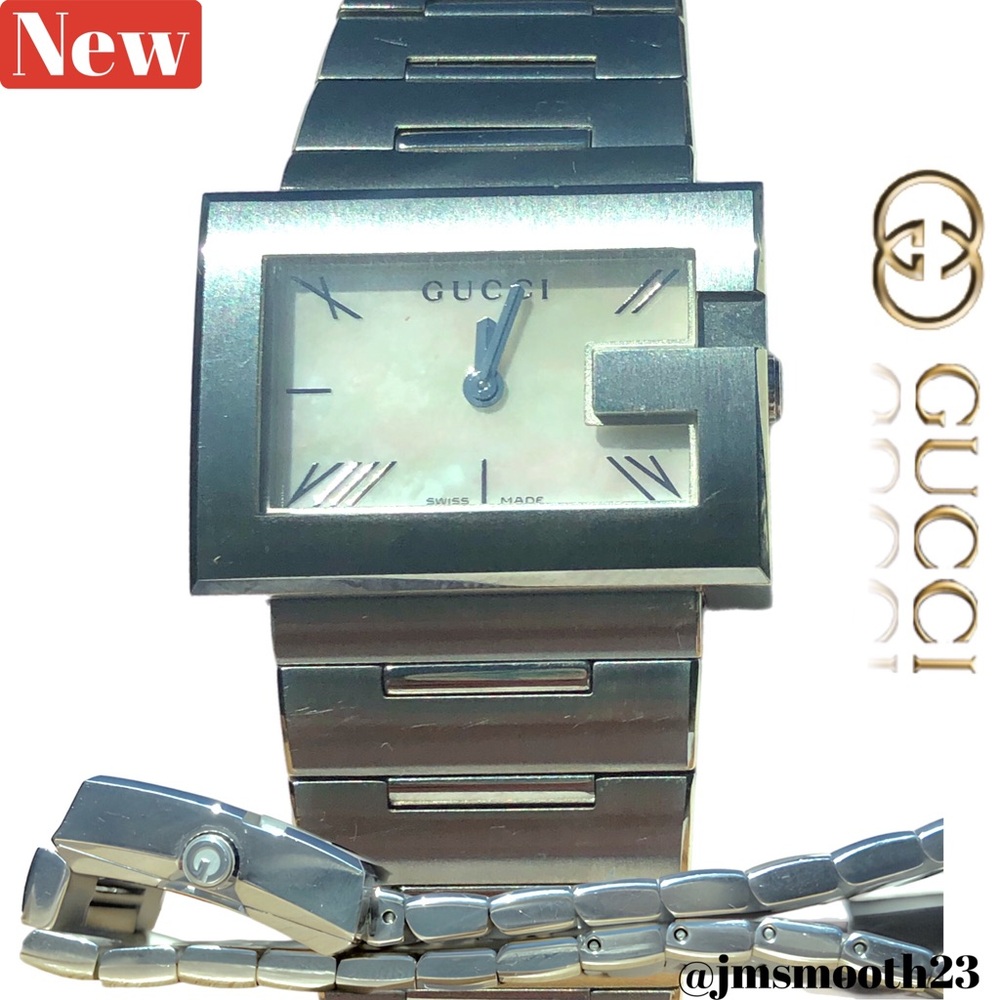 🆕 Gucci mother of pearl bracelet watch 7.19